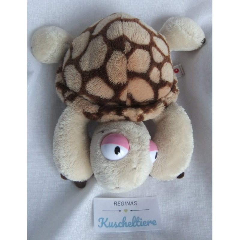 Nici - Plüschtier - Welcome to the Jungle 25 - Schildkröte Whoopi - Brauntöne - ca. 23 cm groß - liegend