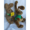 Sunkid Plüschtier Hase mit Halstuch und Intact Plüschtier Hase mit Pullover