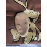 Nici - Rucksack - Hase - Ralf the Rabbit - alte Serie - Brauntöne - mit verstellbaren Tragegurte - ca. 29 cm groß