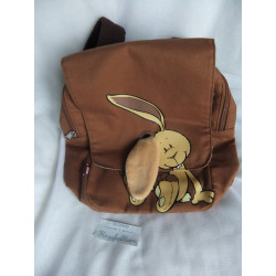 Nici - Rucksack - Hase - Ralf the Rabbit - alte Serie - Brauntöne - mit verstellbaren Tragegurte - ca. 29 cm groß