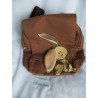 Nici - Rucksack - Hase - Ralf the Rabbit - alte Serie - Brauntöne - mit verstellbaren Tragegurte - ca. 29 cm groß