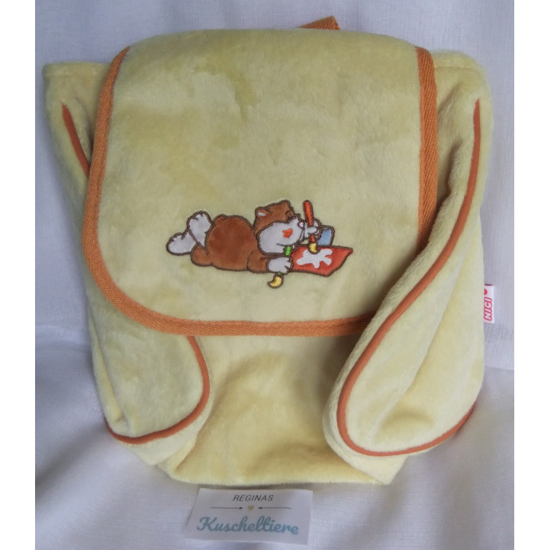 Nici - Rucksack - Hamster Timothy - gelb, orange, braun - verstellbare Tragegurte - ca. 29 cm groß