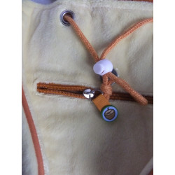 Nici - Rucksack - Hamster Timothy - gelb, orange, braun -  verstellbare Tragegurte - ca. 29 cm groß