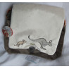 Nici - Umhängetasche Känguru - verstellbarer Tragegurt - ca. 30 cm x 26 cm cm groß