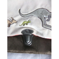 Nici - Umhängetasche Känguru - verstellbarer Tragegurt - ca. 30 cm x 26 cm cm groß