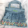 Depesche - Vintage Diddl Handtasche Rocktasche mit Applikationen Mimihopps und bunten Blümchen