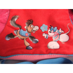 Depesche -  Vintage Diddl - Handtasche Schultertasche - Diddlina und Pferd Galupy - ca. 22 cm hoch und ca. 25 cm lang