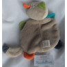 Pusblu - Schmusetuch - Fuchs - grau, orange, türkis, blau - ca. 24 cm lang