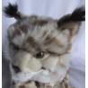 Uni Toys - Plüschtier - Luchs - grau, braun - ca. 25 cm hoch und ca. 16 cm lang