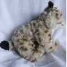 Uni Toys - Plüschtier - Luchs - grau, braun - ca. 25 cm hoch und ca. 16 cm lang
