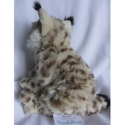 Uni Toys - Plüschtier - Luchs - grau, braun - ca. 25 cm hoch und ca. 16 cm lang