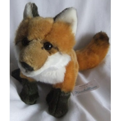 Uni Toys - Plüschtier - Fuchs - rotbraun, braun, weiß - ca. 25 cm hoch und ca. 15 cm lang
