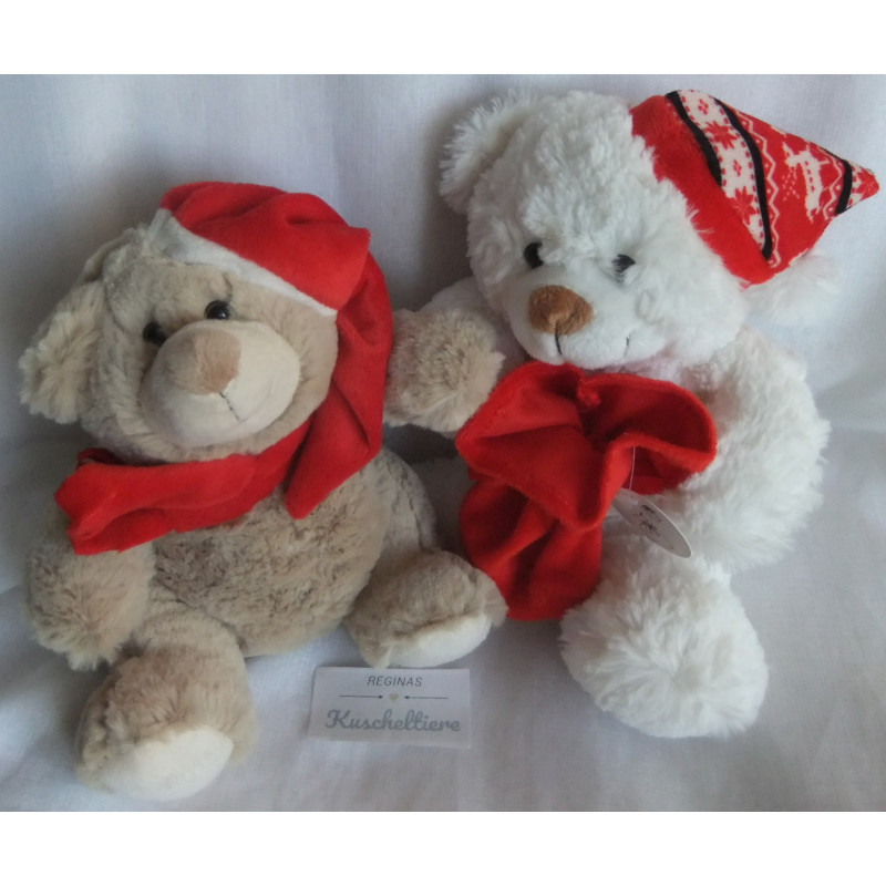 Tedi Kuschelfreund Plüschtier Bär mit Weihnachtsmütze und Weihnachtssack - Innovations Club Bär mit Weihnachtsmütze