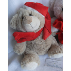 Tedi Kuschelfreund Plüschtier Bär mit Weihnachtsmütze und Weihnachtssack - Innovations Club Bär mit Weihnachtsmütze