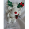 Nici - Sheepworld - Plüschtier - Schaf Sille mit Elchgeweih und Schal - ca. 17 cm groß - Schlenker