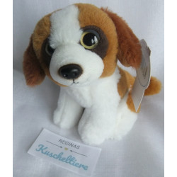 Heunec - Plüschtier - Spieltier - Hund Mini Bernhardiner Misanimo - braun, weiß - ca.12 cm groß - sitzend