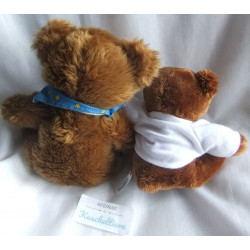 Zwei Plüschtiere - Minifeet Plüschtier Bär mit Pullover (Volksbank) und Fairytalebears Plüschtier Bär mit Halstuch
