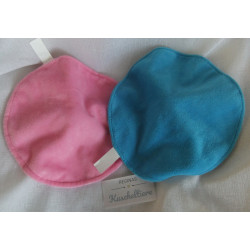 ImageGroup Holland - Schmusetücher - Ente - 1 x rosa und 1x blau - Durchmesser ca. 18 cm groß