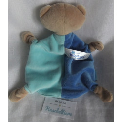 Babydream - Schmusetuch - Bär - Blautöne - ca. 23 cm lang