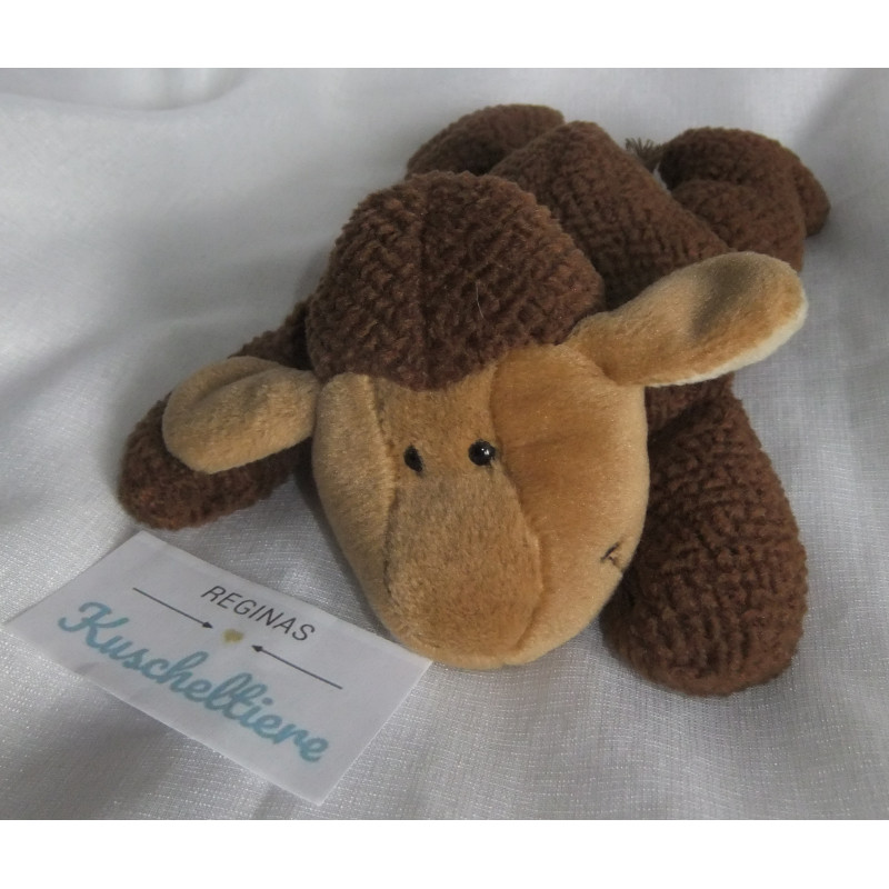 Nici - Plüschtier - Schaf Loisl - Brauntöne - ca. 20 cm - lang