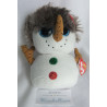 Ty - Plüschtier - Schneemann Buttons mit Fellmütze - ca. 15 cm groß