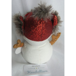 Ty - Plüschtier - Schneemann Buttons mit Fellmütze - ca. 15 cm groß