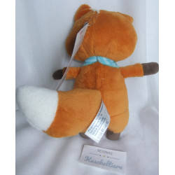 Babydream - Spieltier - Kuscheltier - Fuchs rotbraun, weiß mit gestreiftem Halstuch - ca. 23 cm - Schlenker
