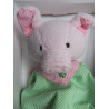Käthe Kruse - Schmusetuch - Schweinchen Rosa mit Halstuch - zweilagig - ca. 30 cm lang