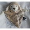 Wunderbärchen - Schmusetuch - Schaf - braun, beige, gestreift - ca. 21 cm lang