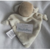 Wunderbärchen - Schmusetuch - Schaf - braun, beige, gestreift - ca. 21 cm lang