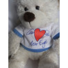 Sunkid - Plüschtier - Eisbär Bär Schutzengel mit T-Shirt Mein Engel - ca. 25 cm groß - sitzend