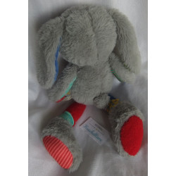 Simba - Nicotoy - Hase - bunt - mit langen Beinchen - ca. 40 cm lang - Schlenker