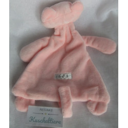 Osgood Textiles Pitter Patter - Schmusetuch - Katze mit Schnullerband - rosa - ca. 25 cm lang