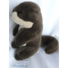 Plüti - Plüschtier - Otter - Brauntöne, grauweiß - ca. 23 cm hoch - sitzend