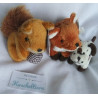 Spiegelburg Coppenrath Verlag - drei Spieltierchen - Fuchs Karl, Eichhörnchen Lilo und ein kleiner Hund mit Bellgeräusch