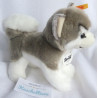 Steiff - Plüschtier - Husky Bernie - 104985 - weiß, grau - ca. 17 cm lang und 15 cm hoch
