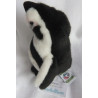 Nature Planet - Plüschtier - Pinguin - weiß, schwarz, rosa - ca. 17 cm hoch - sitzend