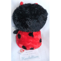 Ty - Plüschtier - Marienkäfer Bugsy - schwarz, rot - ca. 15 cm groß
