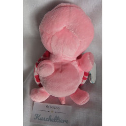 Ty - Plüschtier - The Beanie Boo's - Schildkröte Myrtle - rosa, pink - ca. 15 cm groß - liegend