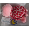 Ty - Plüschtier - The Beanie Boo's - Schildkröte Myrtle - rosa, pink - ca. 15 cm groß - liegend