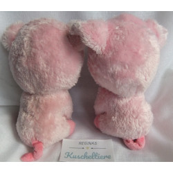 Ty - Plüschtiere - Beanie Boo's Colletion - zwei kleine Schweinchen - Corky - rosa - ca. 15 cm groß