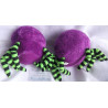 Ty - Plüschtiere - Halloween Beanie Boos - zwei kleine Spinnen - Crawly - lila - ca. 15 cm groß