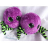 Ty - Plüschtiere - Halloween Beanie Boos - zwei kleine Spinnen - Crawly - lila - ca. 15 cm groß