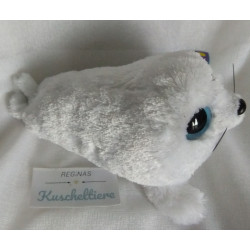 Ty - Plüschtier - The Beanie Boo's - Robbe Iceberg - weiß - ca. 15 cm groß - liegend