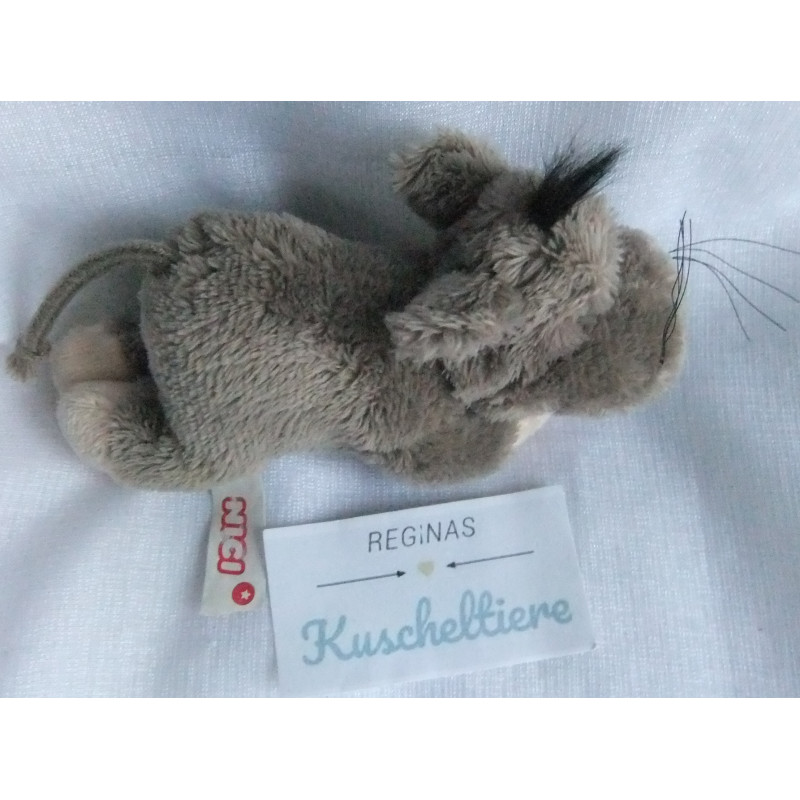 Nici - MagNici - Ratte - grau, beige - ca. 12 cm groß