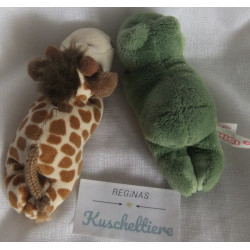 Nici - zwei kleine MagNici's - Wild Friends Giraffe und Frosch Otto