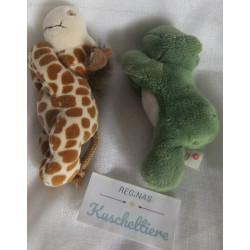Nici - zwei kleine MagNici's - Wild Friends Giraffe und Frosch Otto