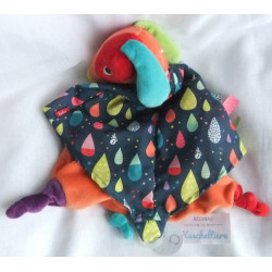 Baby Fehn Deluxe - Schmusetuch - Hund - bunt - zweilagig - ca. 30 cm lang