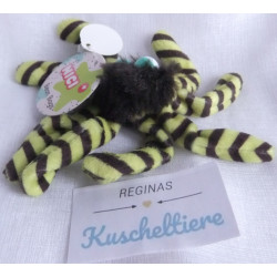 Nici - Schlüsselanhänger - Spinne Octilla - schwarz, gelb - ca. 10 cm groß