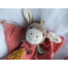 Sterntaler - Schmusetuch - Kindergarten Collection - Esel Emmely mit kleiner Birnenapplikation - Größe M - ca. 25 cm lang